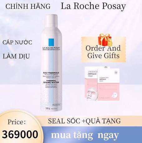 HOÀN TIỀN 15% - Xịt Khoáng LA ROCHE POSAY Thermal Spring Water làm sạch dưỡng ẩm làm dịu da nhạy cảm 300ml