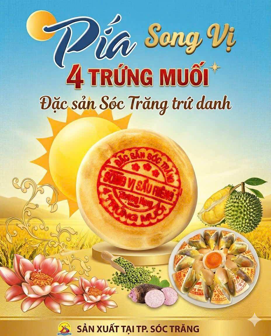 BÁNH PÍA SONG VỊ 4 TRỨNG