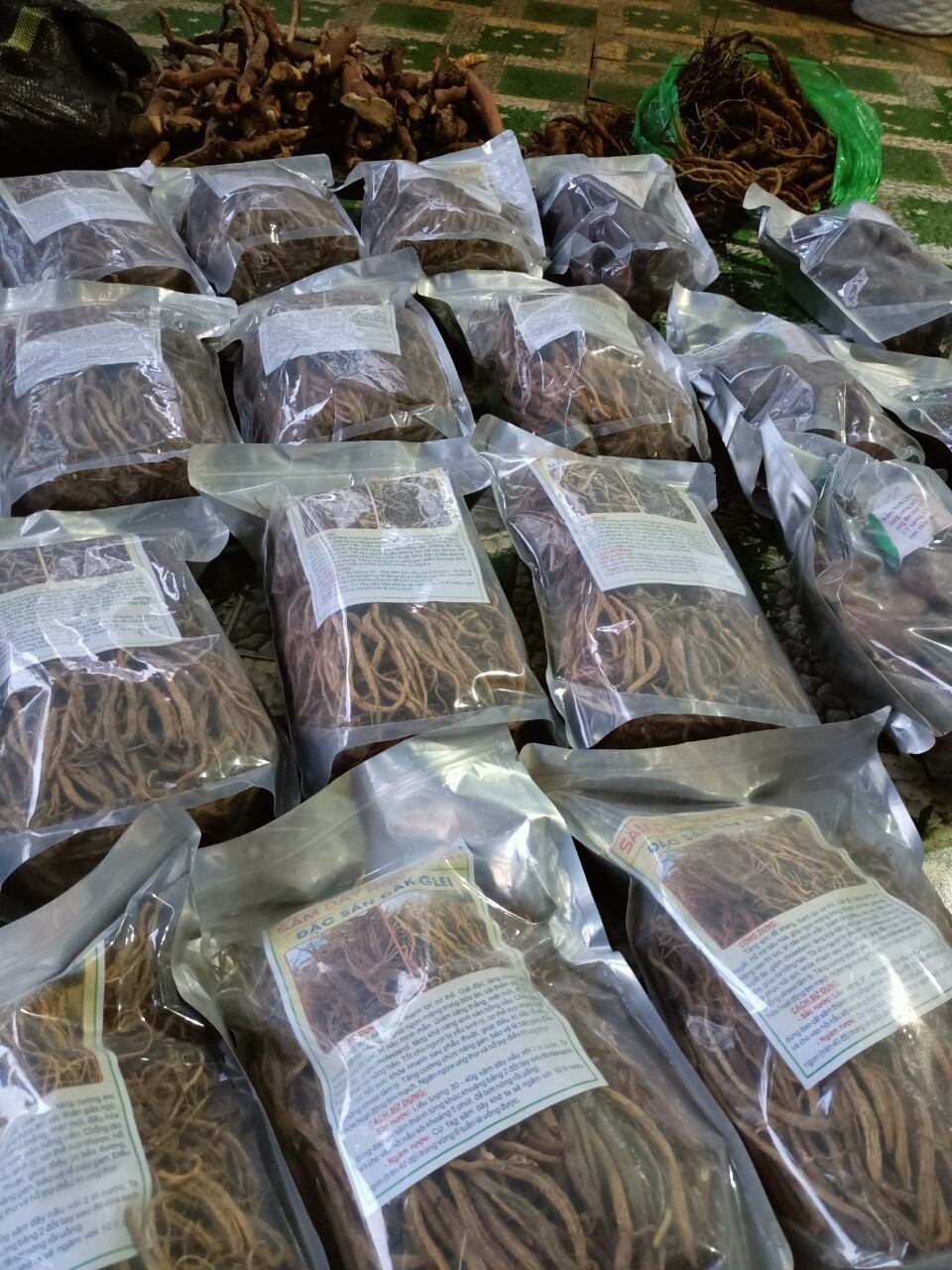 Củ sâm núi sấy khô túi 1kg