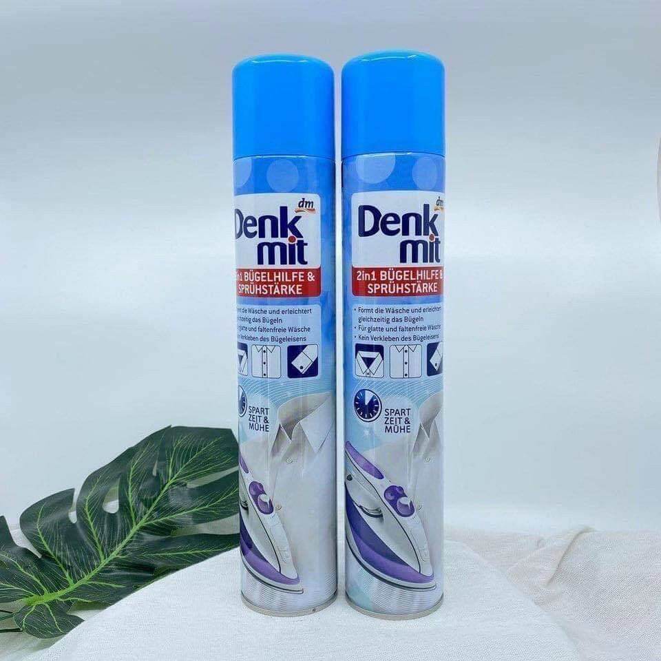 Bình xịt nước thơm bàn là chống nhăn khi ủi quần áo Denkmit