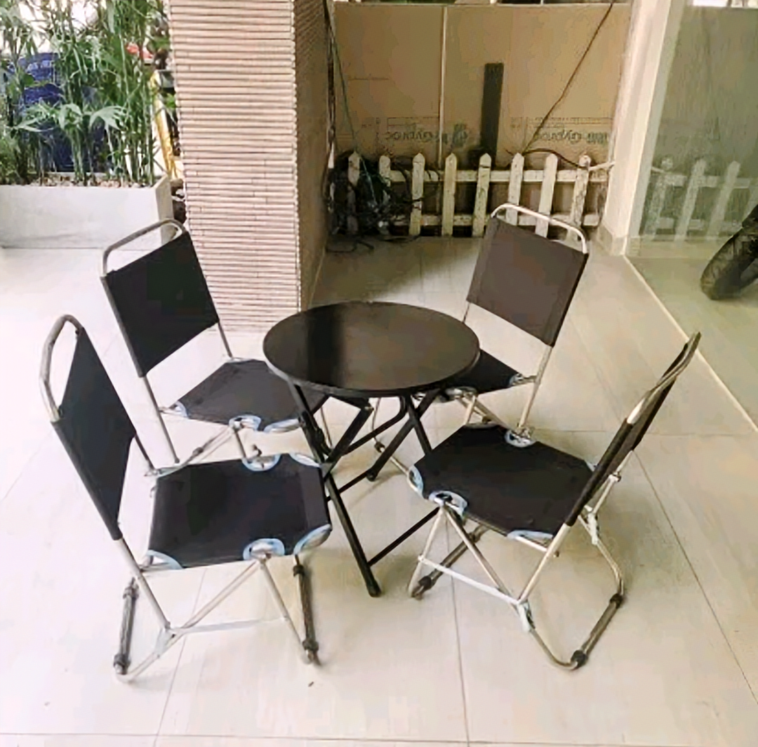 Ghế xếp cafe ( inox ) - đủ màu - đủ kích cỡ