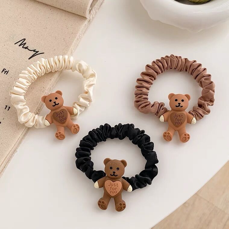 Dây cột tóc hình con gấu dễ thương Meily Store