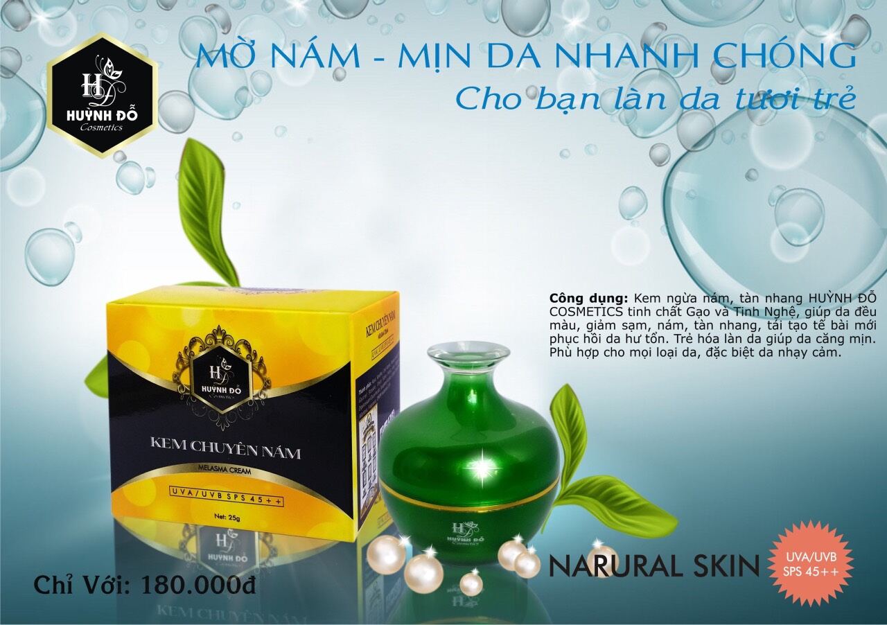 kem dưỡng trắng da huỳnh đỗ