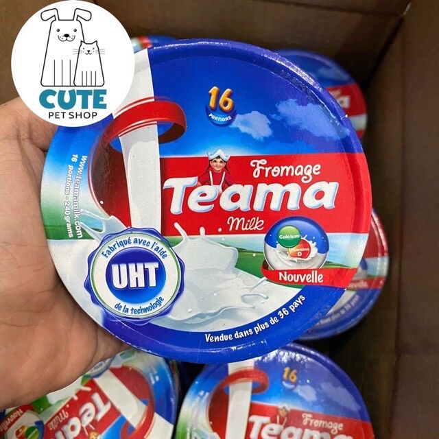 Phômai cho chó mèo Teama hộp 8 viên