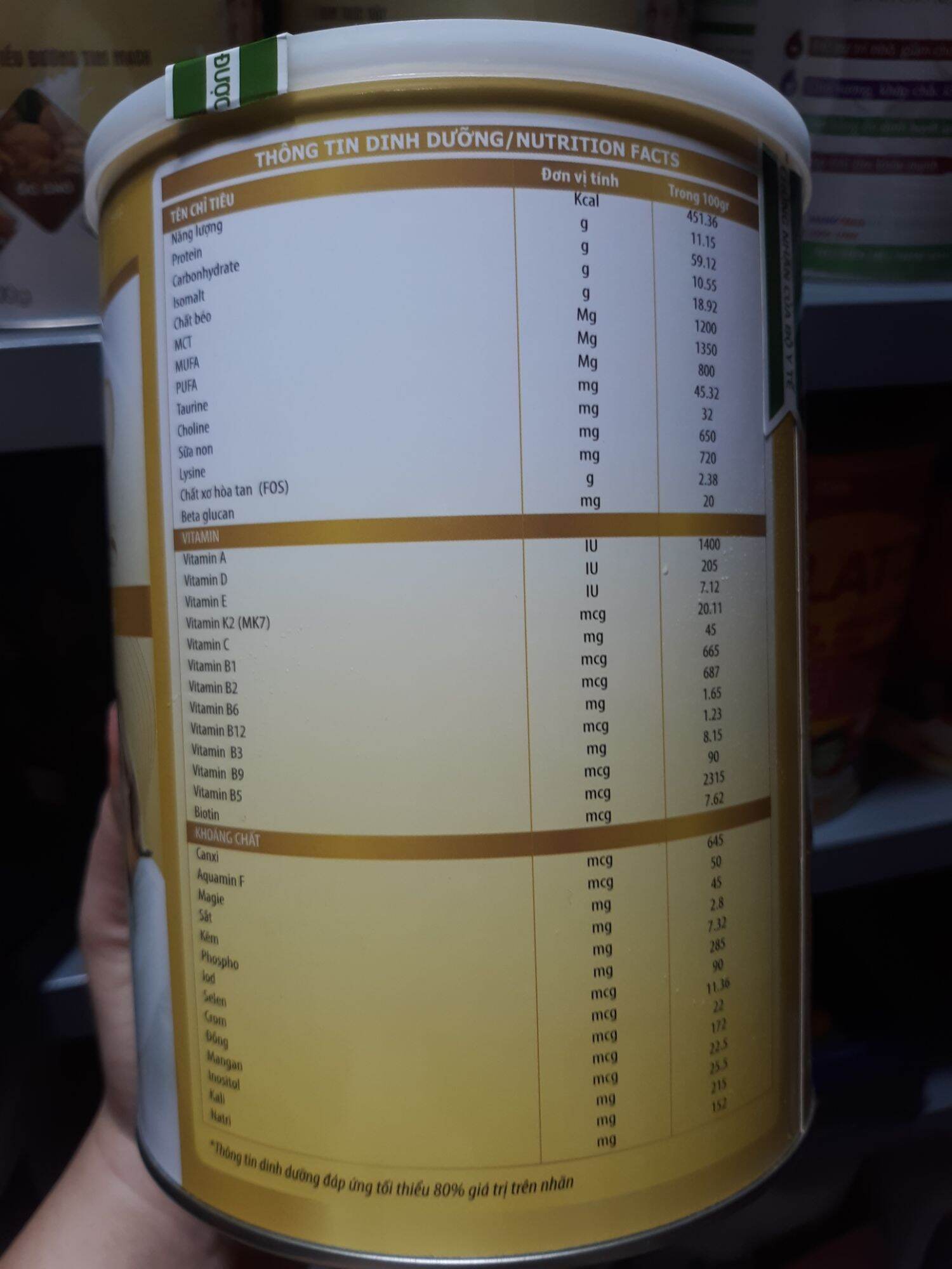 Sữa hạt Obisuregold Plus 900G, DATE 2026-2027