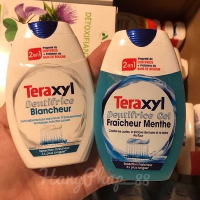 Kem đánh răng Teraxyl Pháp mẫu mới
