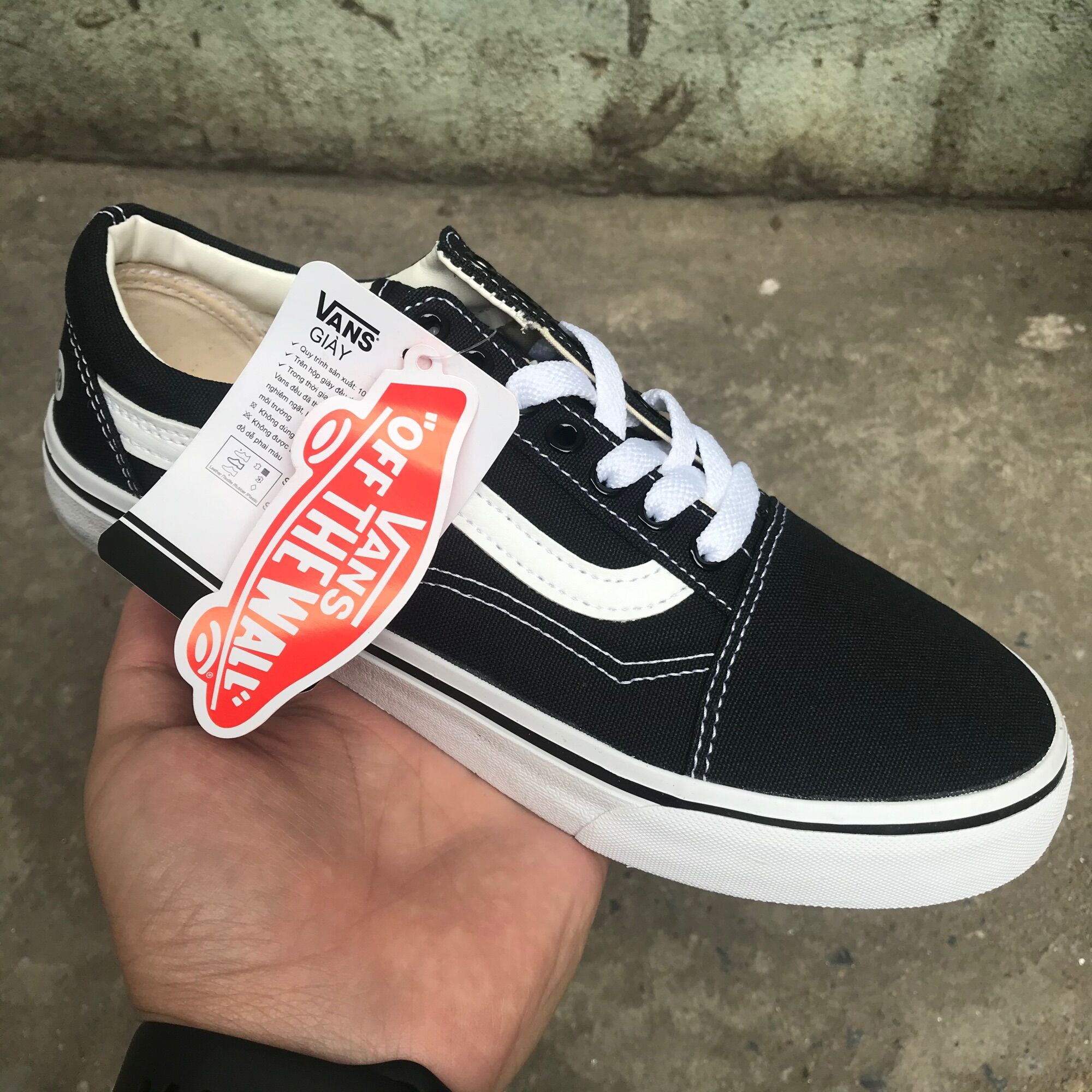 FULL BOX Giày Vans Old Skool Màu Đen Hàng Đẹp