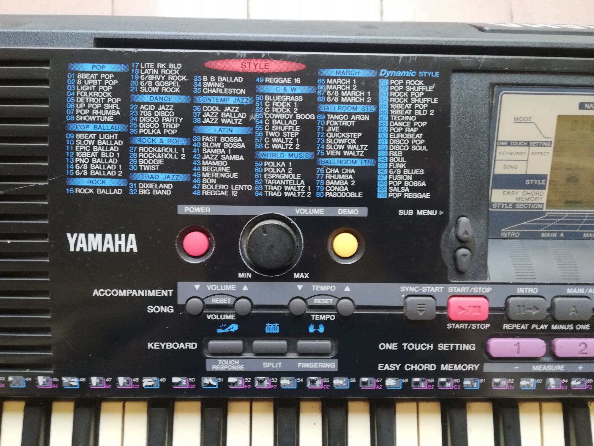Yamaha Psr 220 Organ