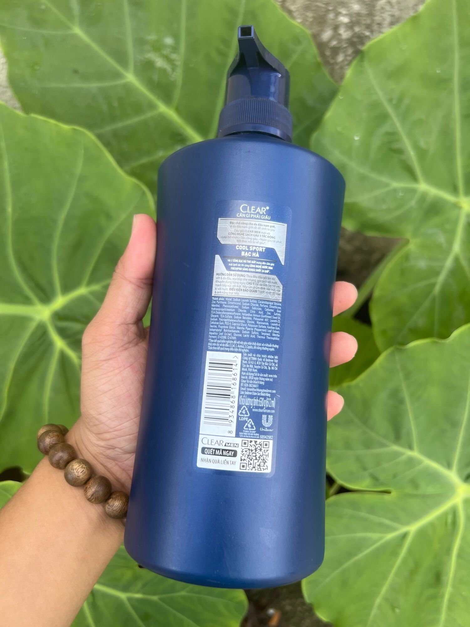 Dầu gội CLEAR MEN 650g Bạc hà