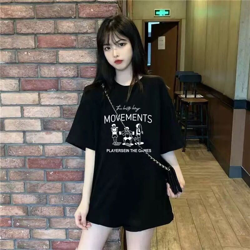 Áo thun cổ tròn nữ tay ngắn Movements