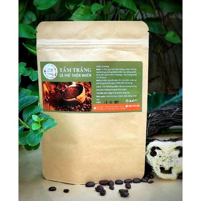 [HCM]Tắm Trắng Cà Phê Handmade Nhà Bột Trắng Sáng Bật Tone Mềm Mịn