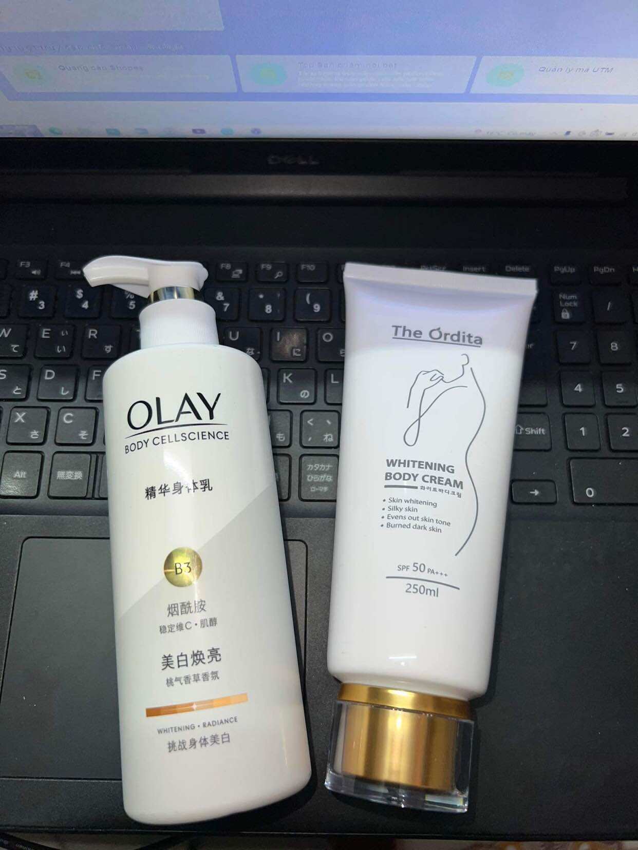 (Tặng mặt nạ) Combo Kem Ordita + OLAY B3 xám 90ml