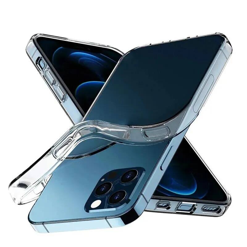 Ốp lưng acrylic cho iphone 15/14/13/12/11 pro max silicon chống sốc vỏ điện thoại bảo vệ toàn bộ ống kính trong suốt vỏ điện thoại di động