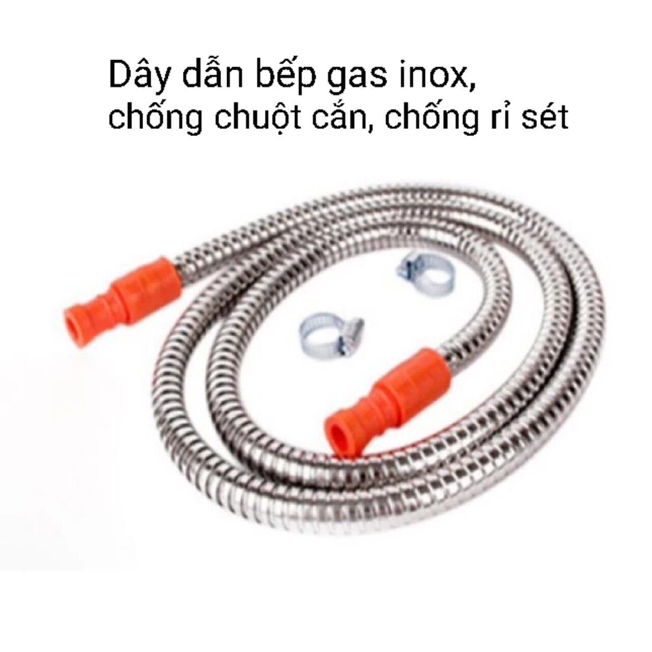Dây dẫn bếp ga vỏ bọc inox cao cấp
