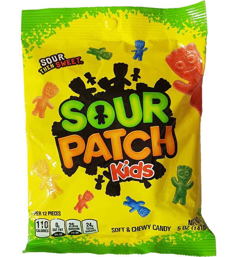 Kẹo dẻo Big Sour Patch Kids gói 141 gr Nhập Khẩu Mỹ