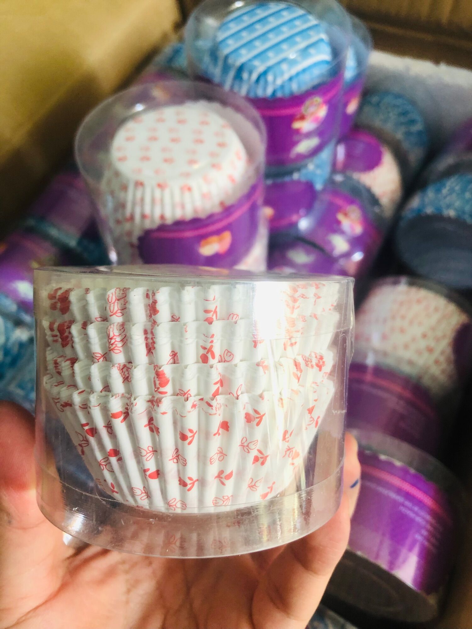 SET 100 CỐC GIẤY ĐỰNG CUPCAKE