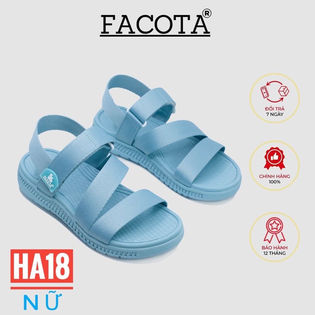 Giầy Sandal Thể Thao Cao Cấp Chính Hãng Facota HA18 Nữ quai chéo