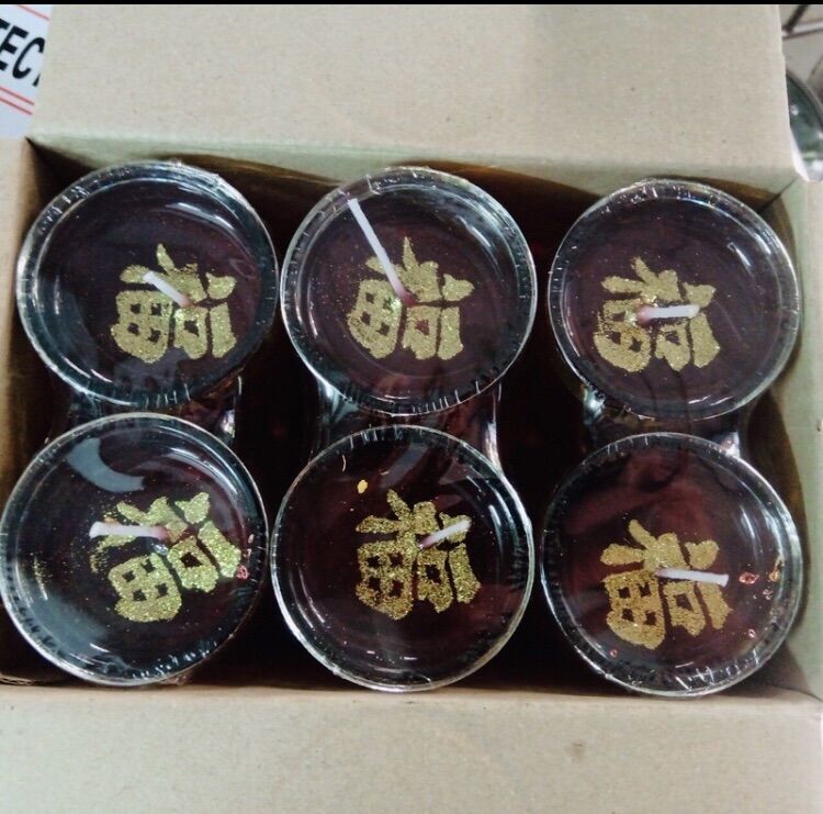 đèn cầy ly lớn (3 cặp )