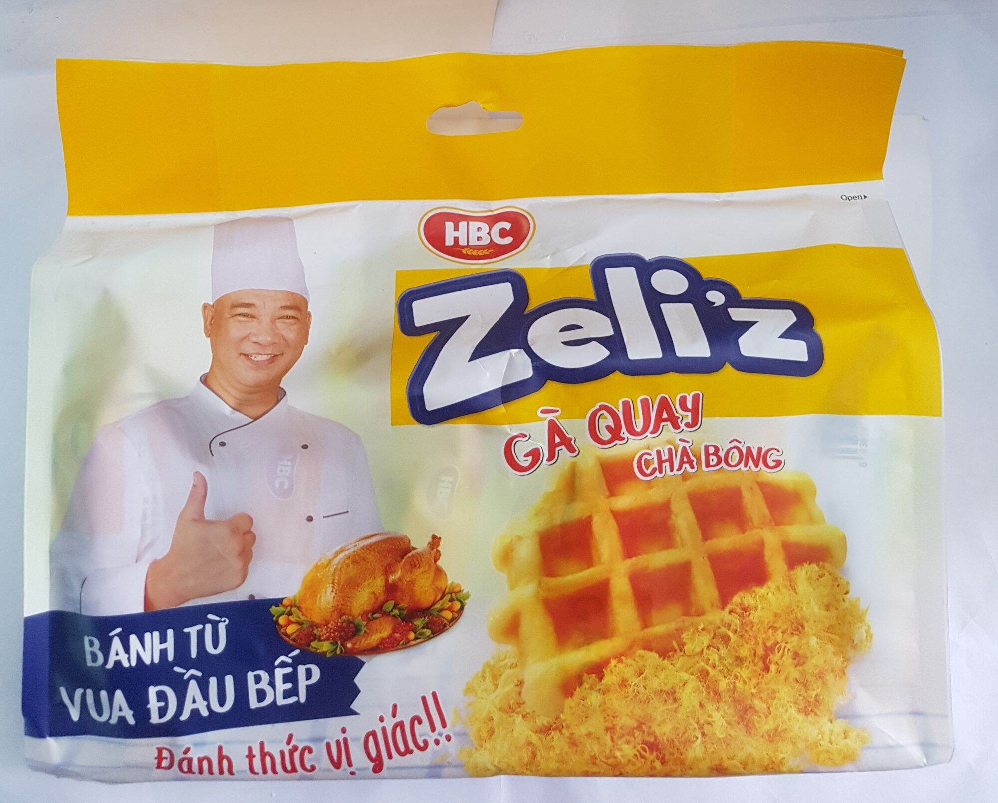 Bánh gà quay chà bông zeli'z - 156g
