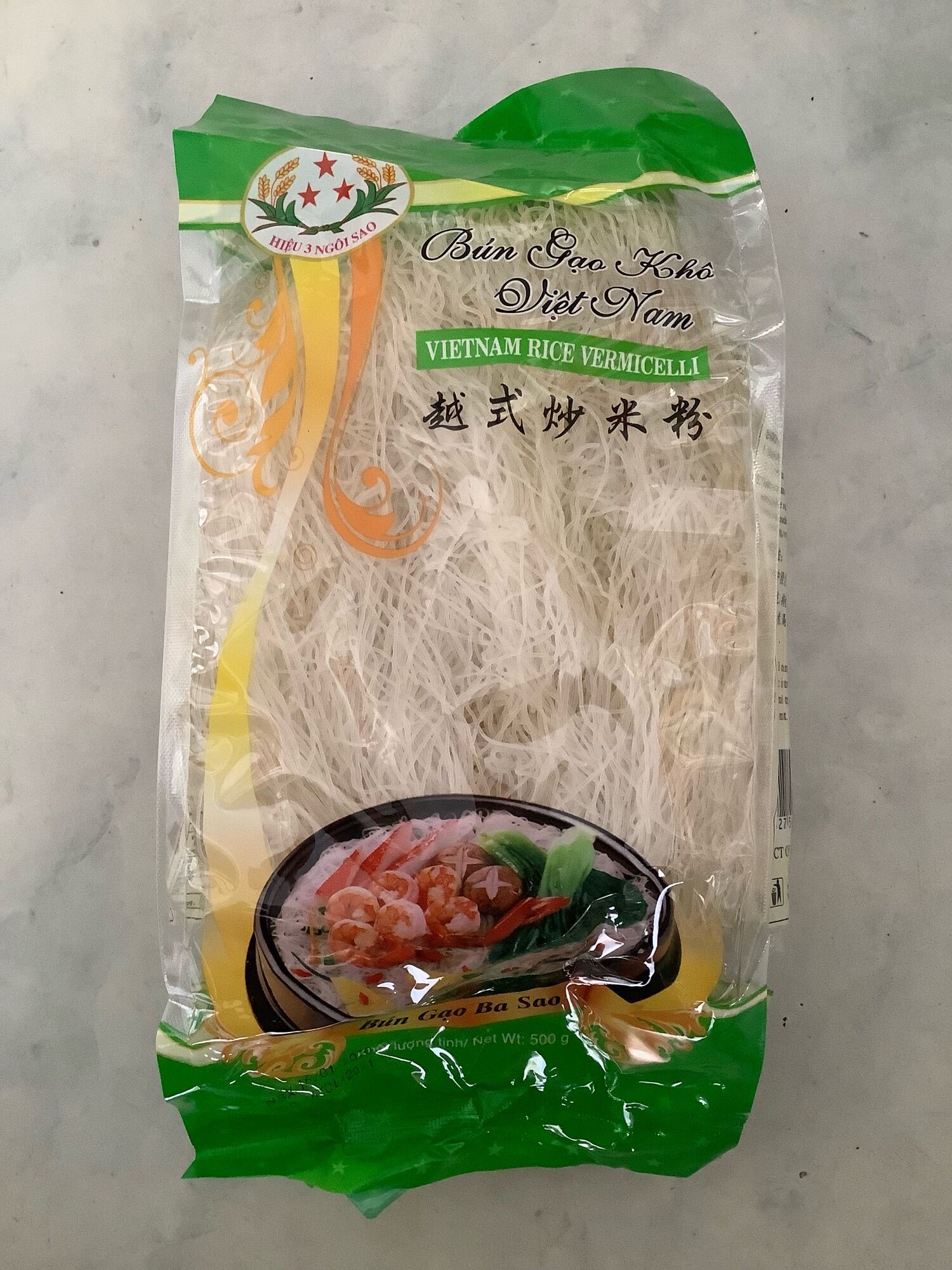 BÚN GẠO KHÔ VIỆT NAM 500gram