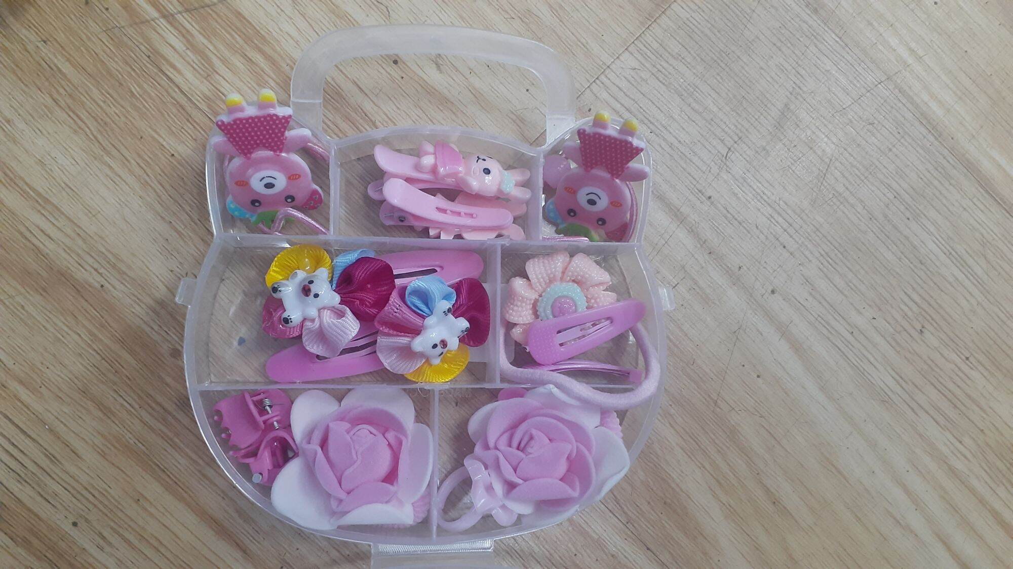 Bộ kẹp tóc hello kitty siêu dễ thương cho bé