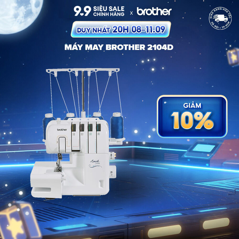 Máy vắt sổ Brother 2104D