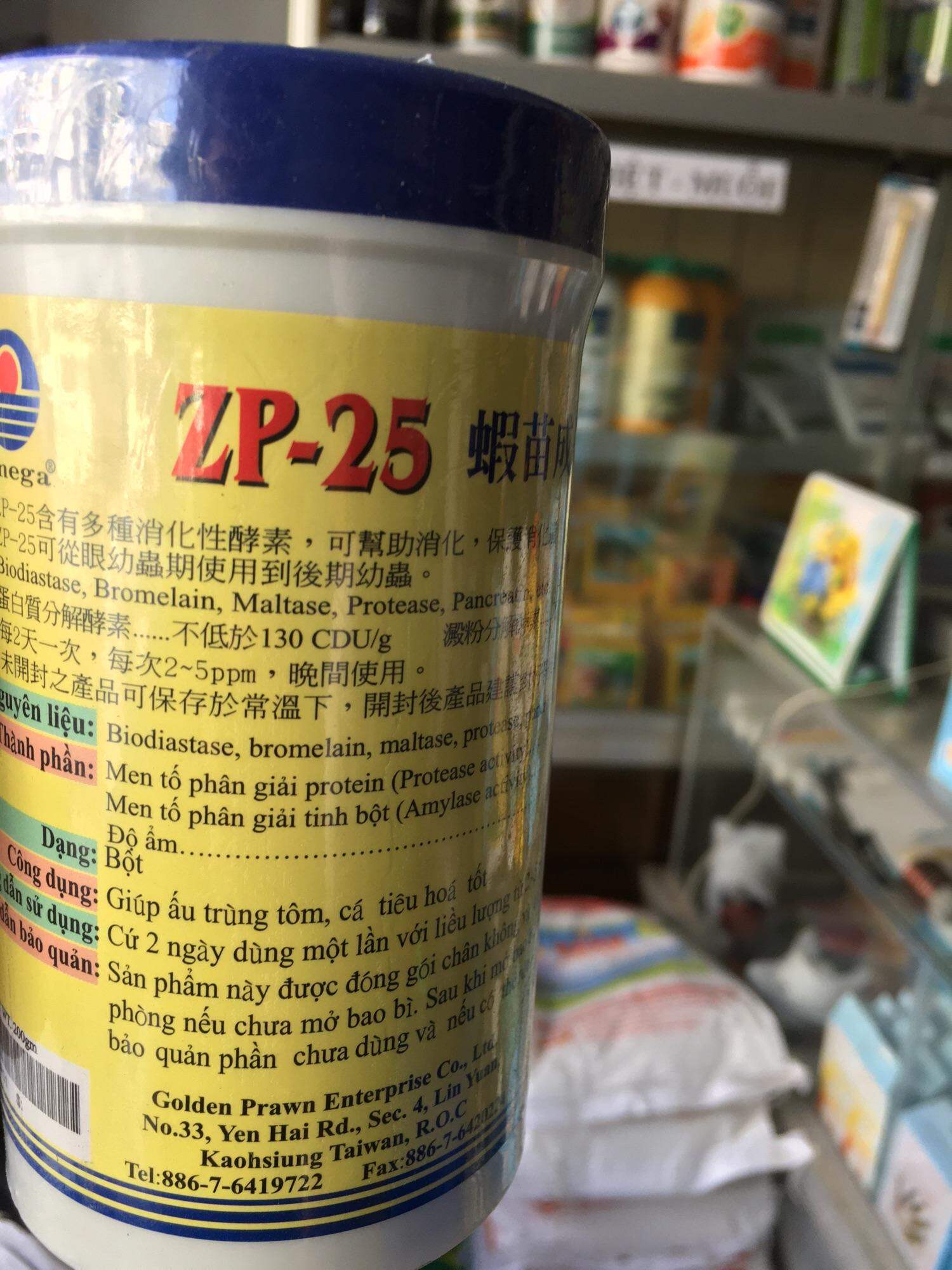 Zp 25 thức ăn cho ấu trùng  tôm cua cá giống