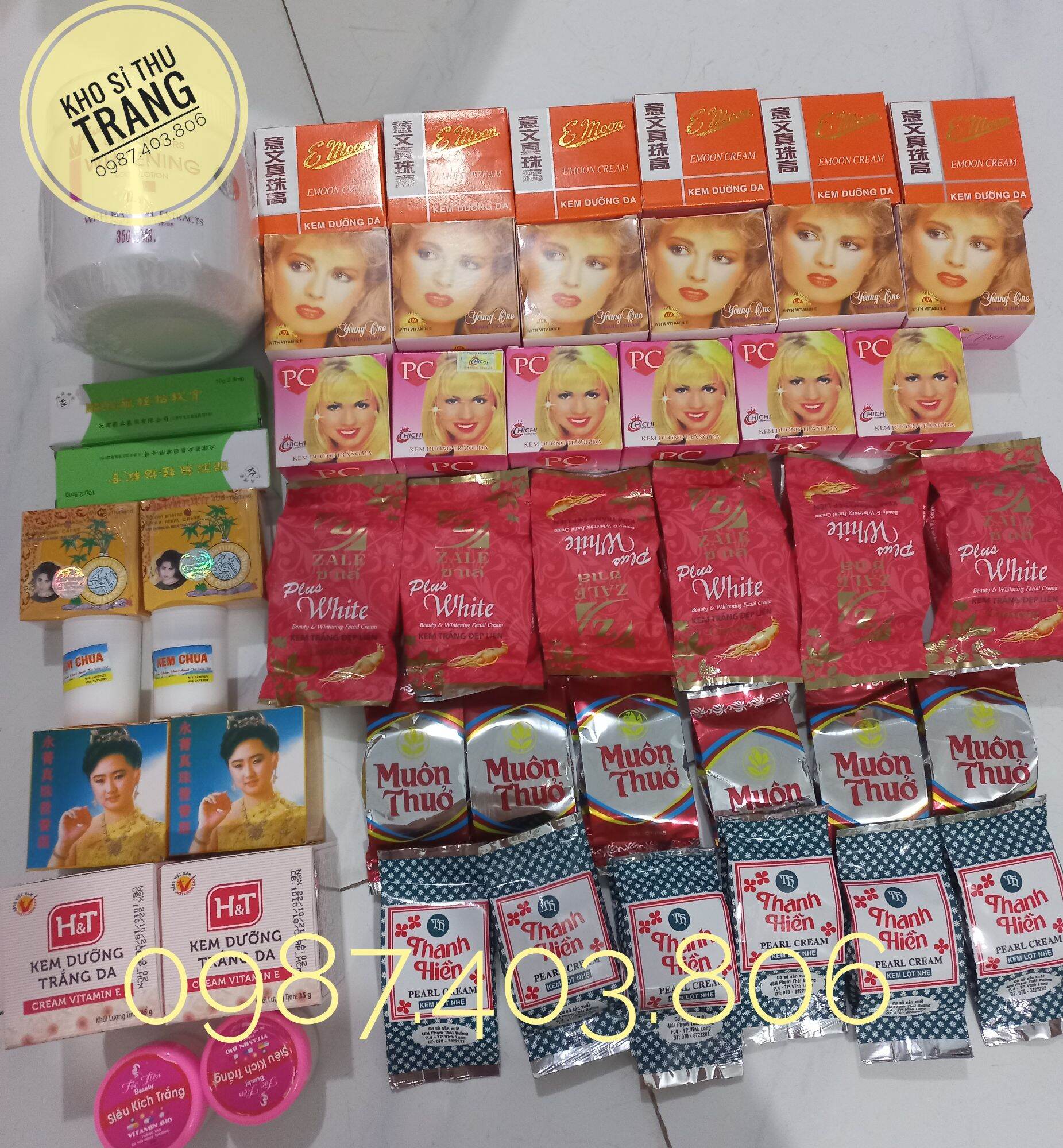 Combo công thức kem spa trắng da cấp tốc