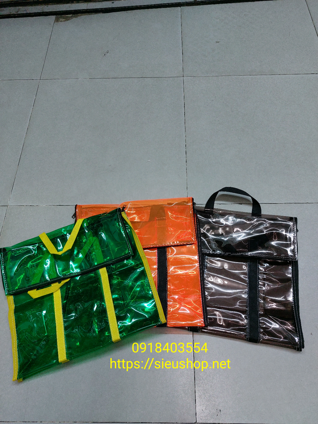 Túi Trong Suốt Có Màu