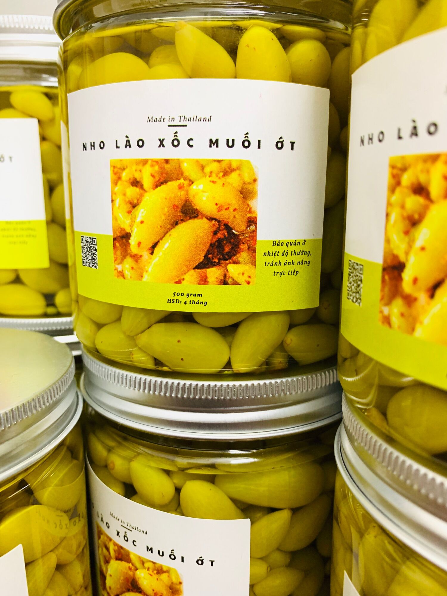Nho Lào Muối Ớt 500gram