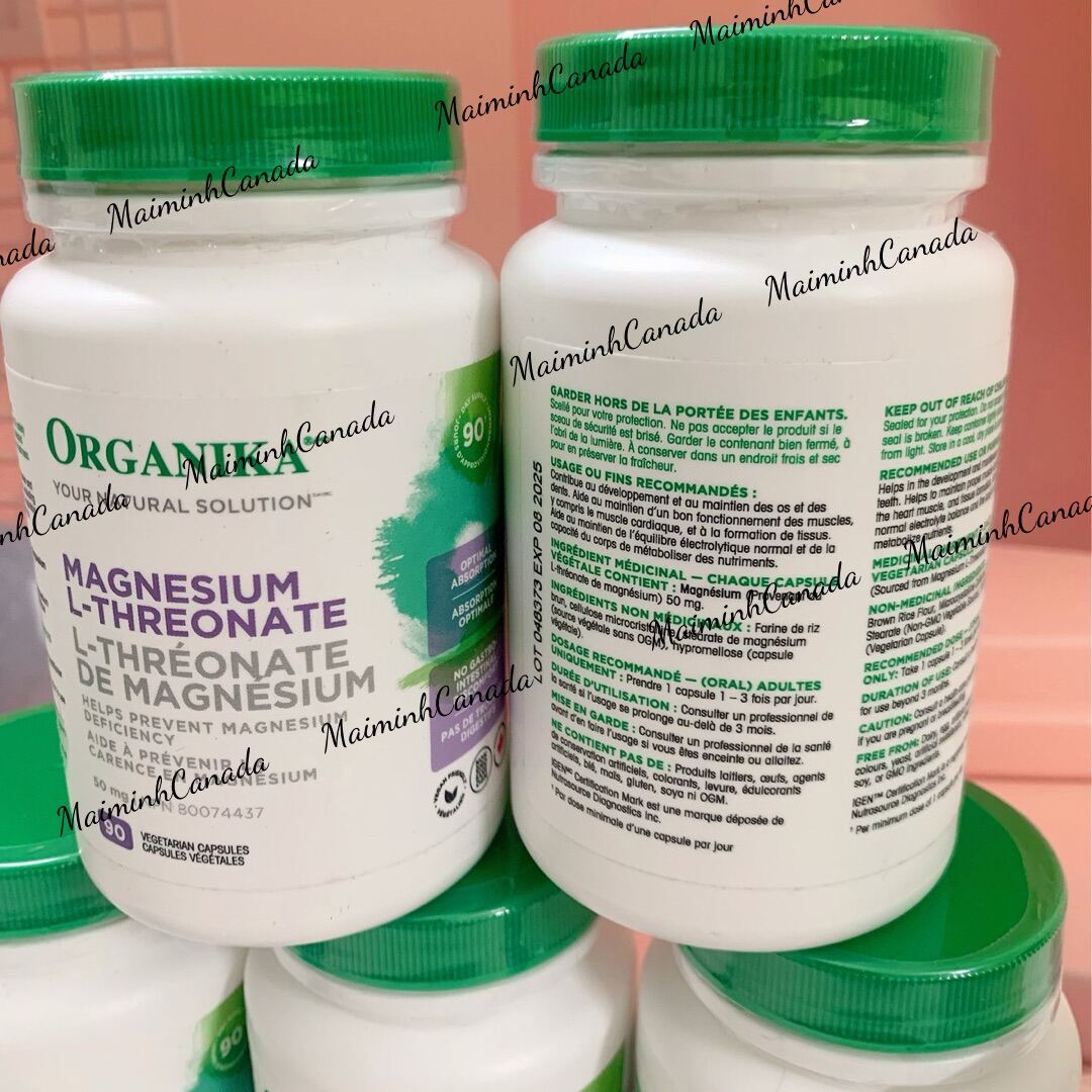 Viên uống Organika Magnesium LThreonate Lazada.vn