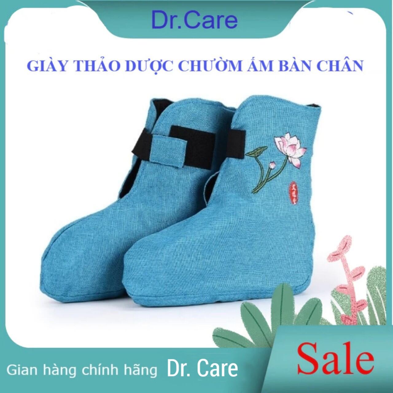 Túi Chườm Thảo Dược Ủ Ấm Chân - Giày Chườm Chân Thảo Dược Ngải Cứu