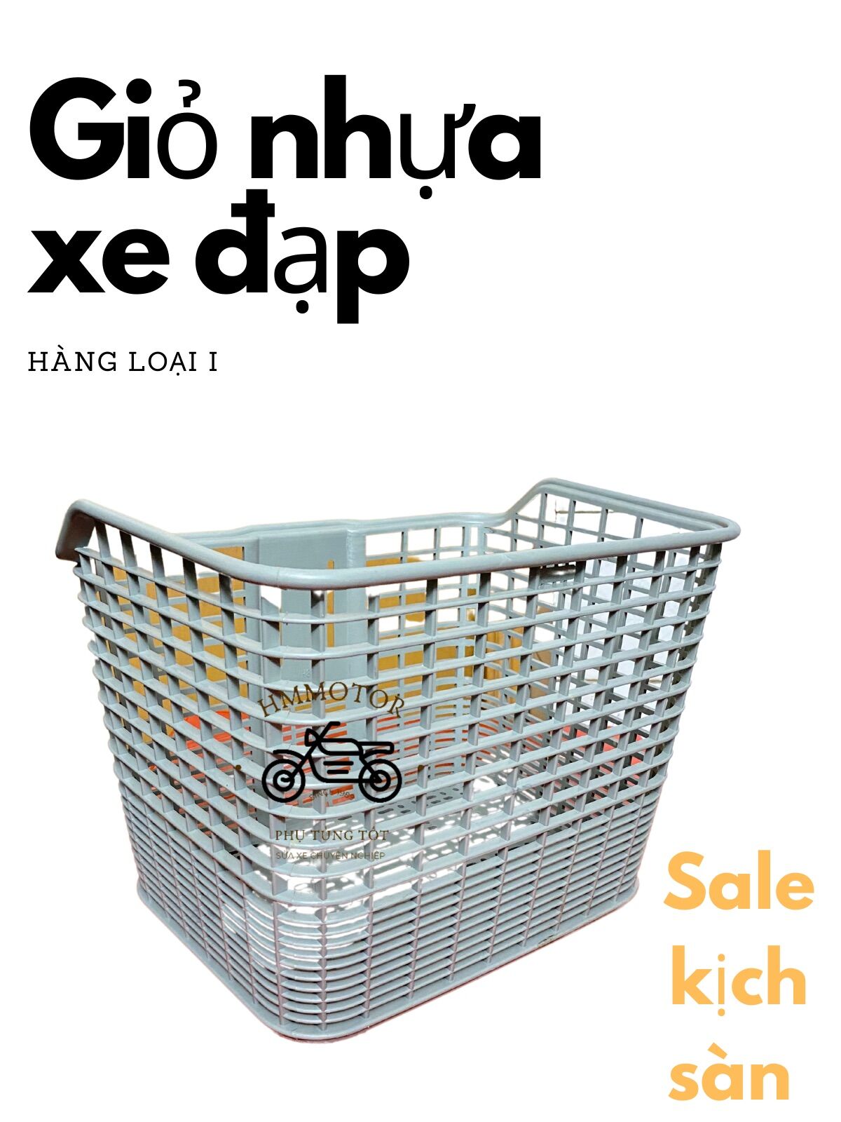 Giỏ Nhựa Xe Đạp Siêu Bền