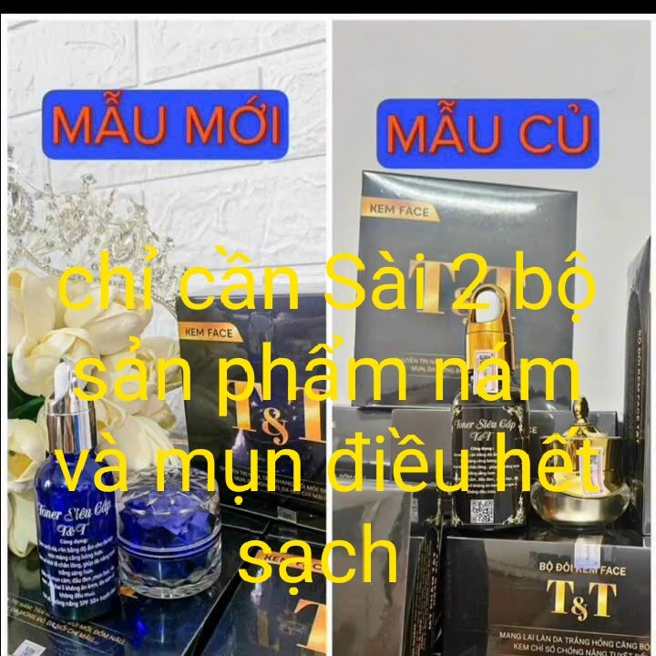 Bộ kem t&t đánh bay nám, mụn ,da đen sạm ,đạc kết quả lên đến 99%
