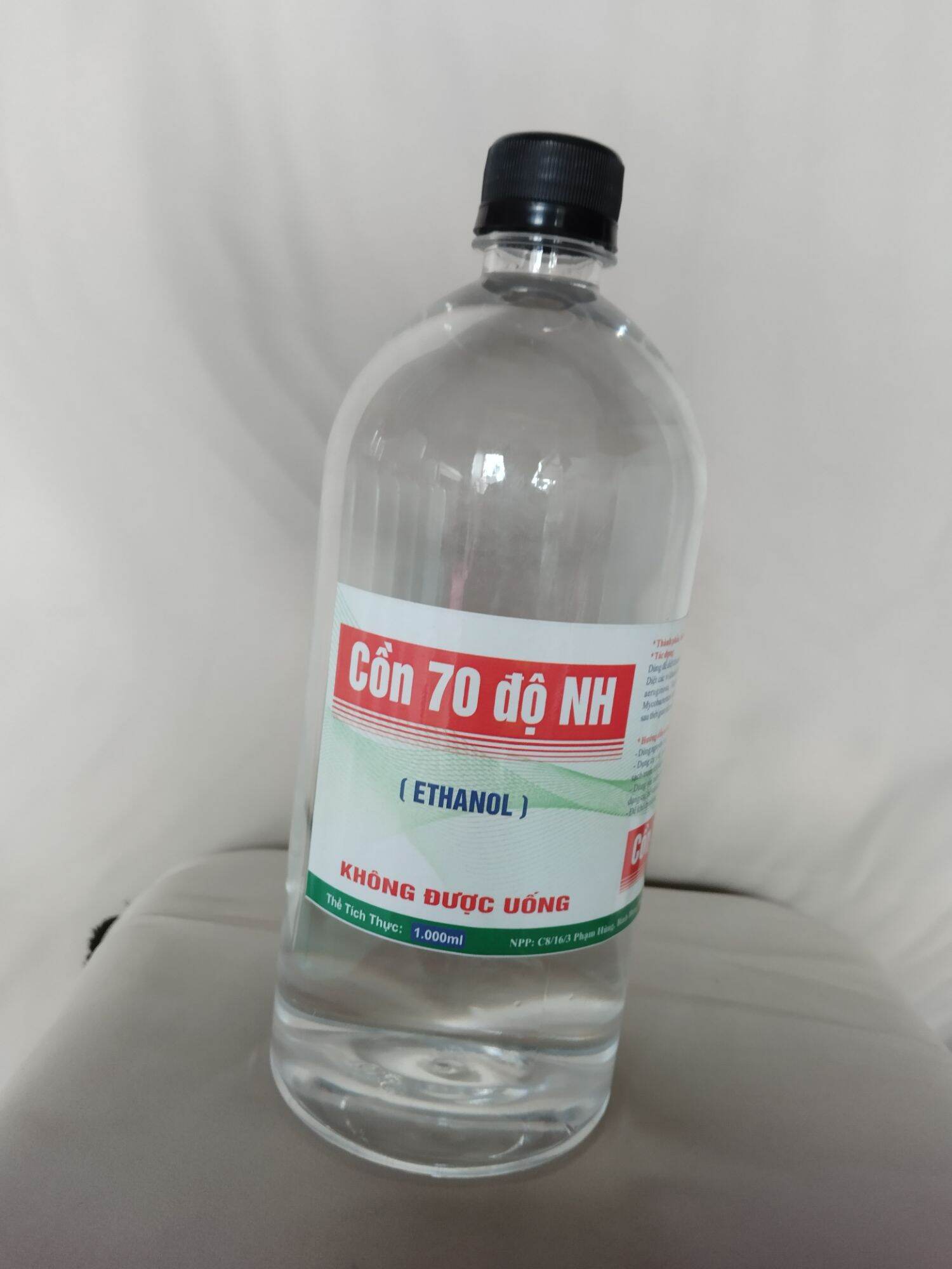 Cồn rửa tay sát khuẩn 1L Ethanol