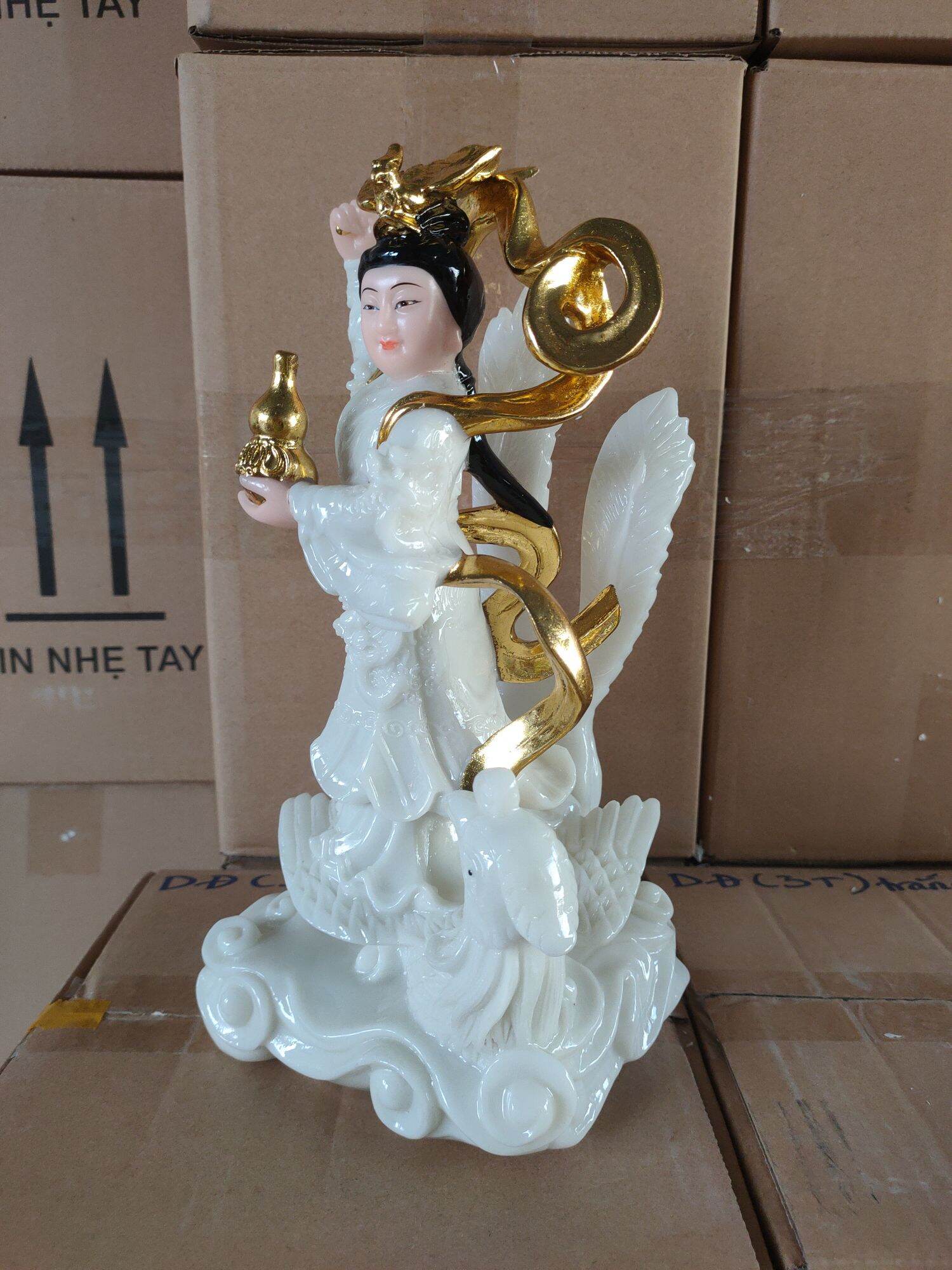 Tượng Cửu Thiên Huyền Nữ cao 30cm