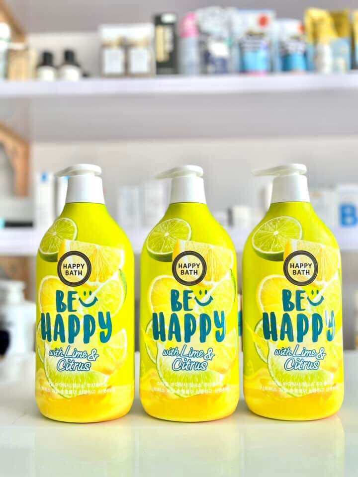 Sữa tắm Happy Bath Hàn Quốc mẫu mới 900ml