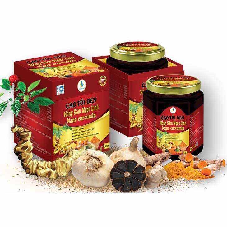 CAO TỎI ĐEN HỒNG SÂM NGỌC LINH NANO CURCUMIN