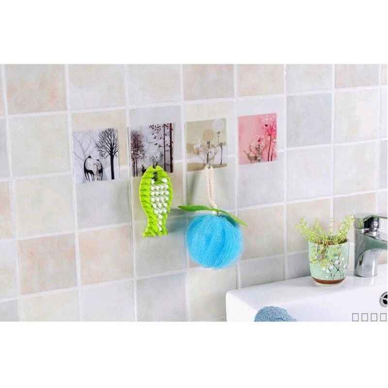 COMBOR 10 Móc Dán Tường 3D Bám Dính Chắc Loại Tốt