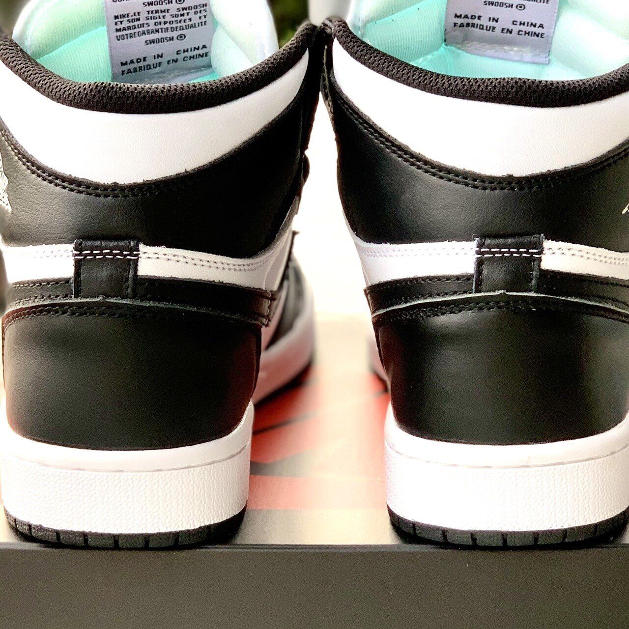 Giày Sneaker JD1 Panda đen trắng cổ cao
