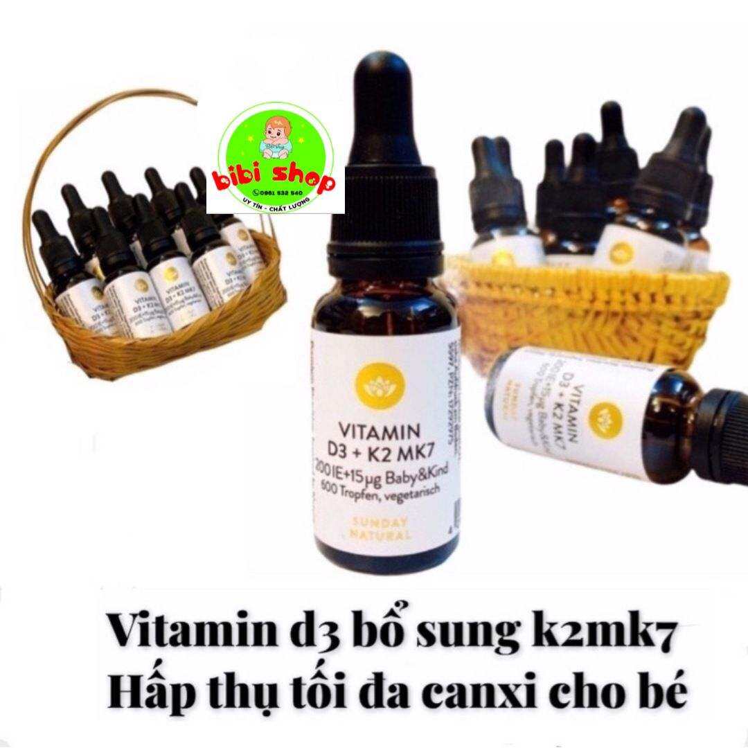 Vitamin D3 K2 MK7 Sunday Natural Đức 20ml