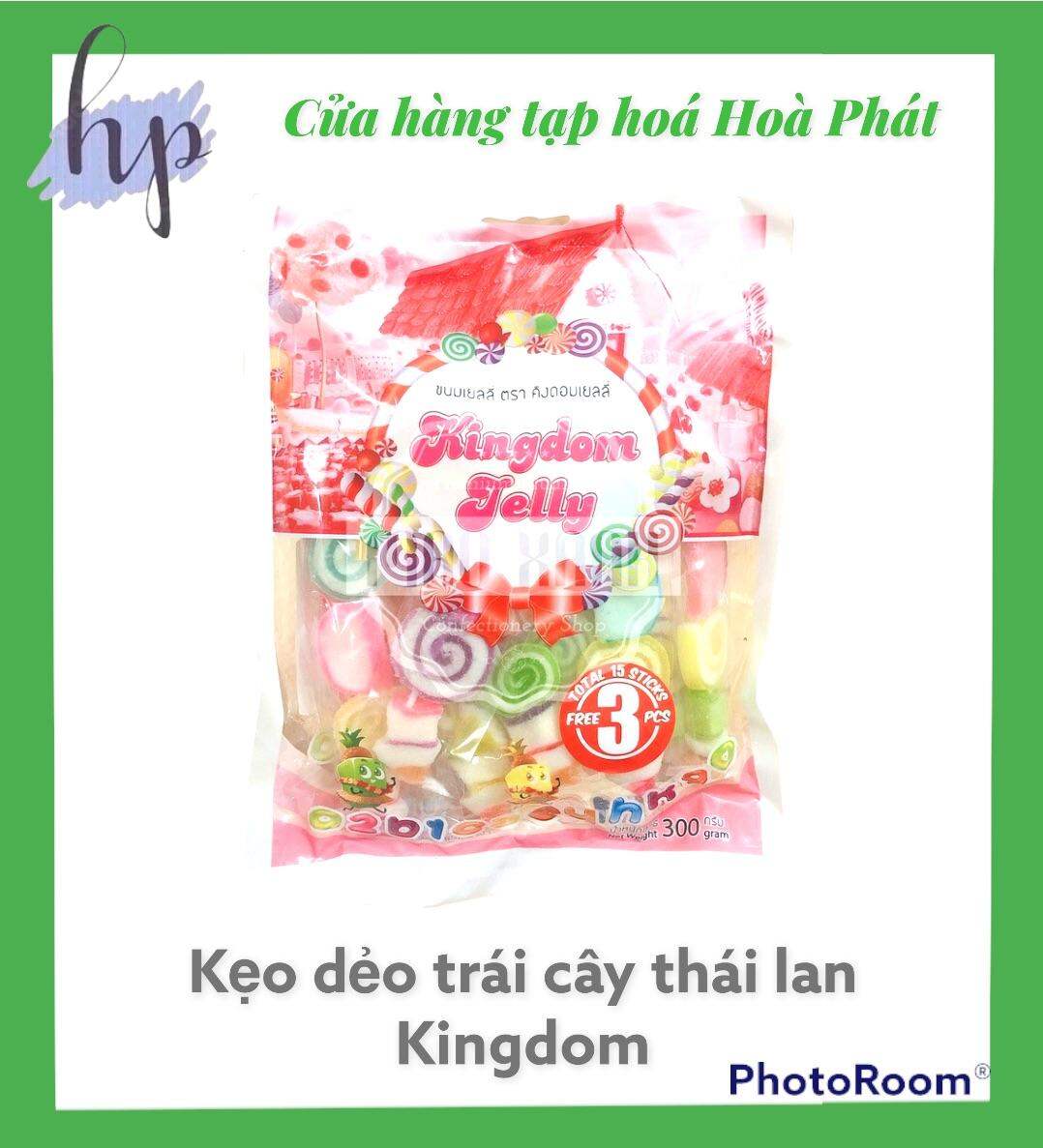 Kẹo Dẻo Thái Lan Kingdom Jelly Hương Trái Cây (Gói 300g)