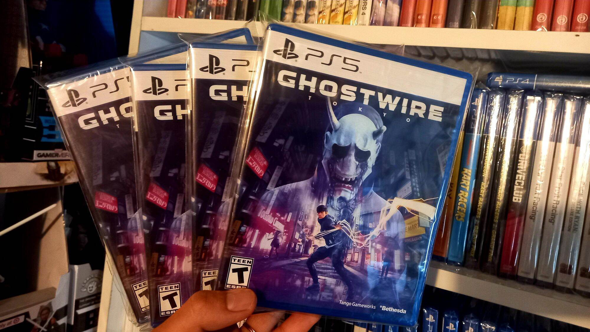 Đĩa game ps5 : Ghostwire tokyo (new)