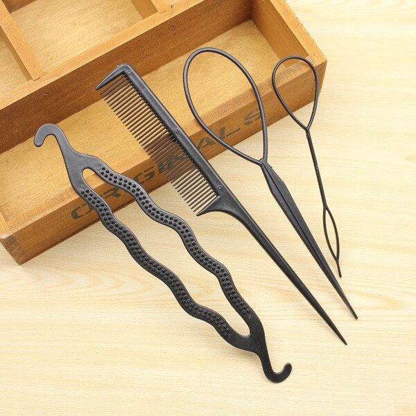 Set 4 dụng cụ tạo kiểu tóc tiện lợi