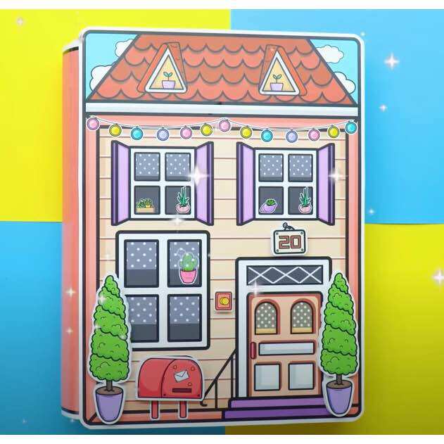 Wednesday búp bê giấy căn villa của baby