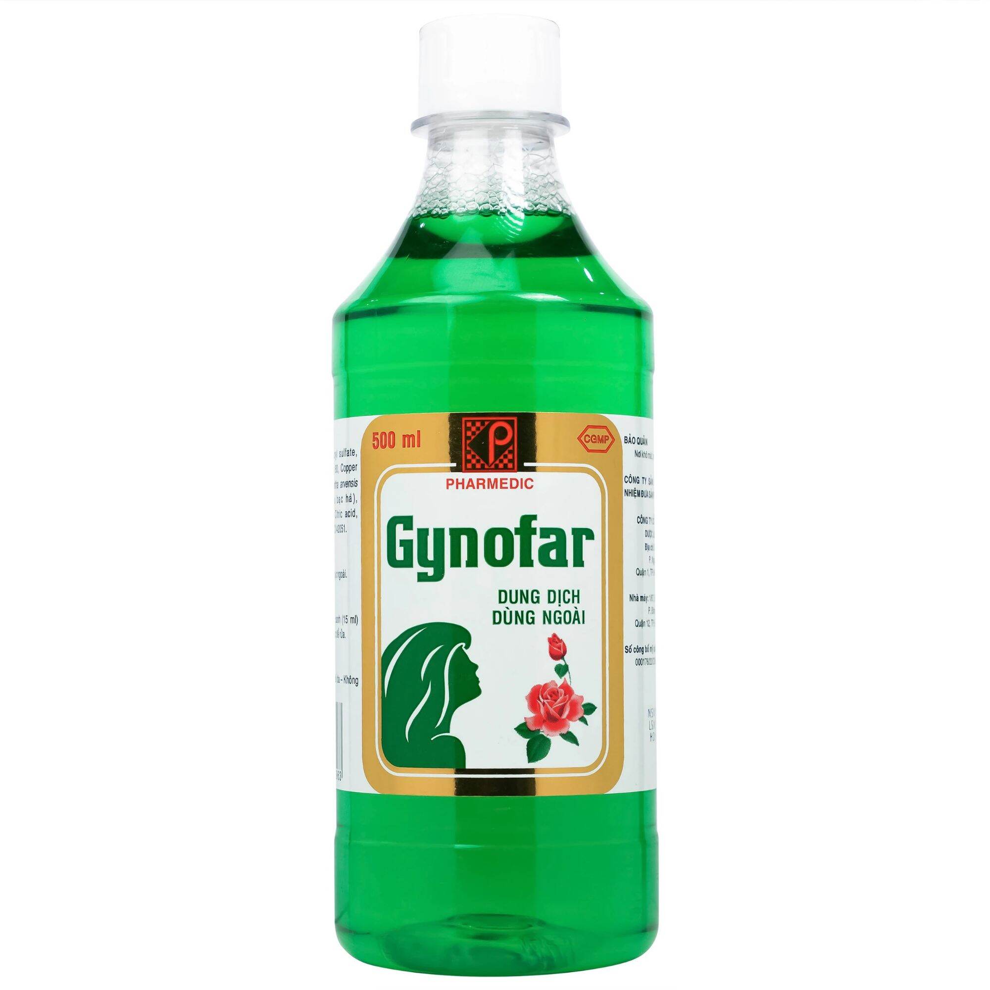 Dung dịch dùng ngoài Gynofar Pharmedic 500 ml