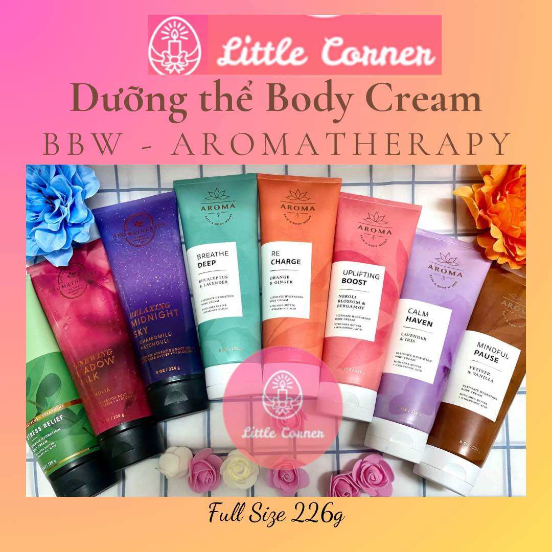 Kem dưỡng thể body cream aromatherapy bath and body works bbw