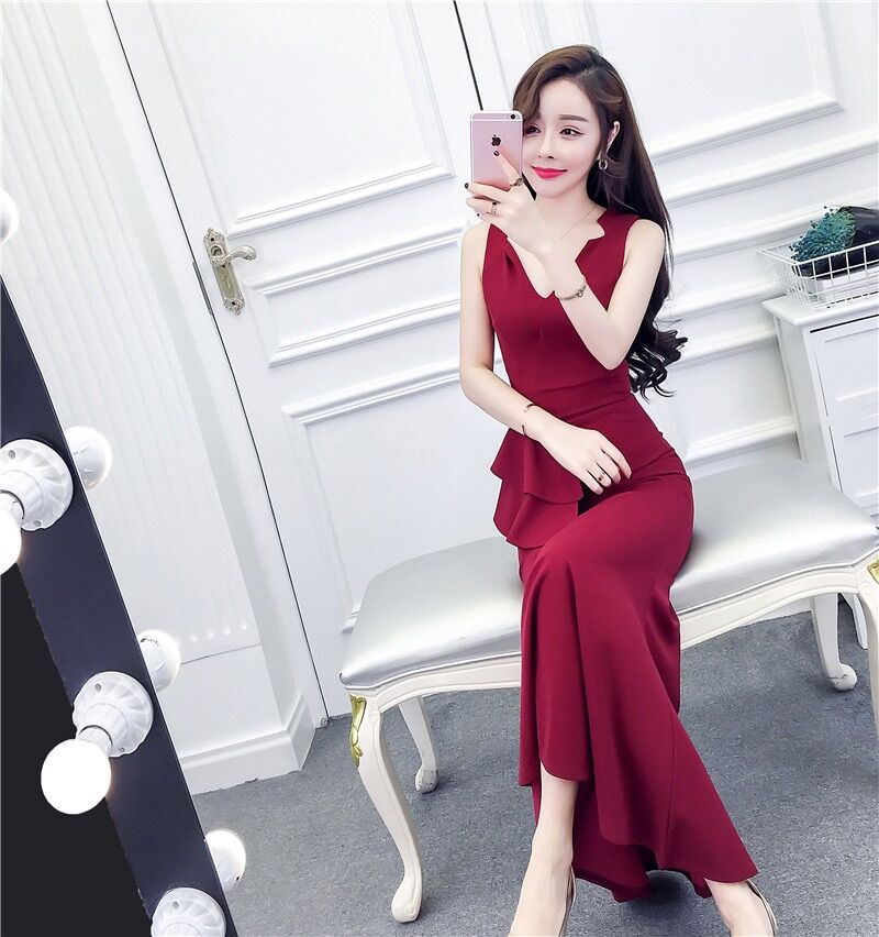 [HCM]ĐẦM DÀI DỰ TIỆC ĐUÔI CÁ - D23