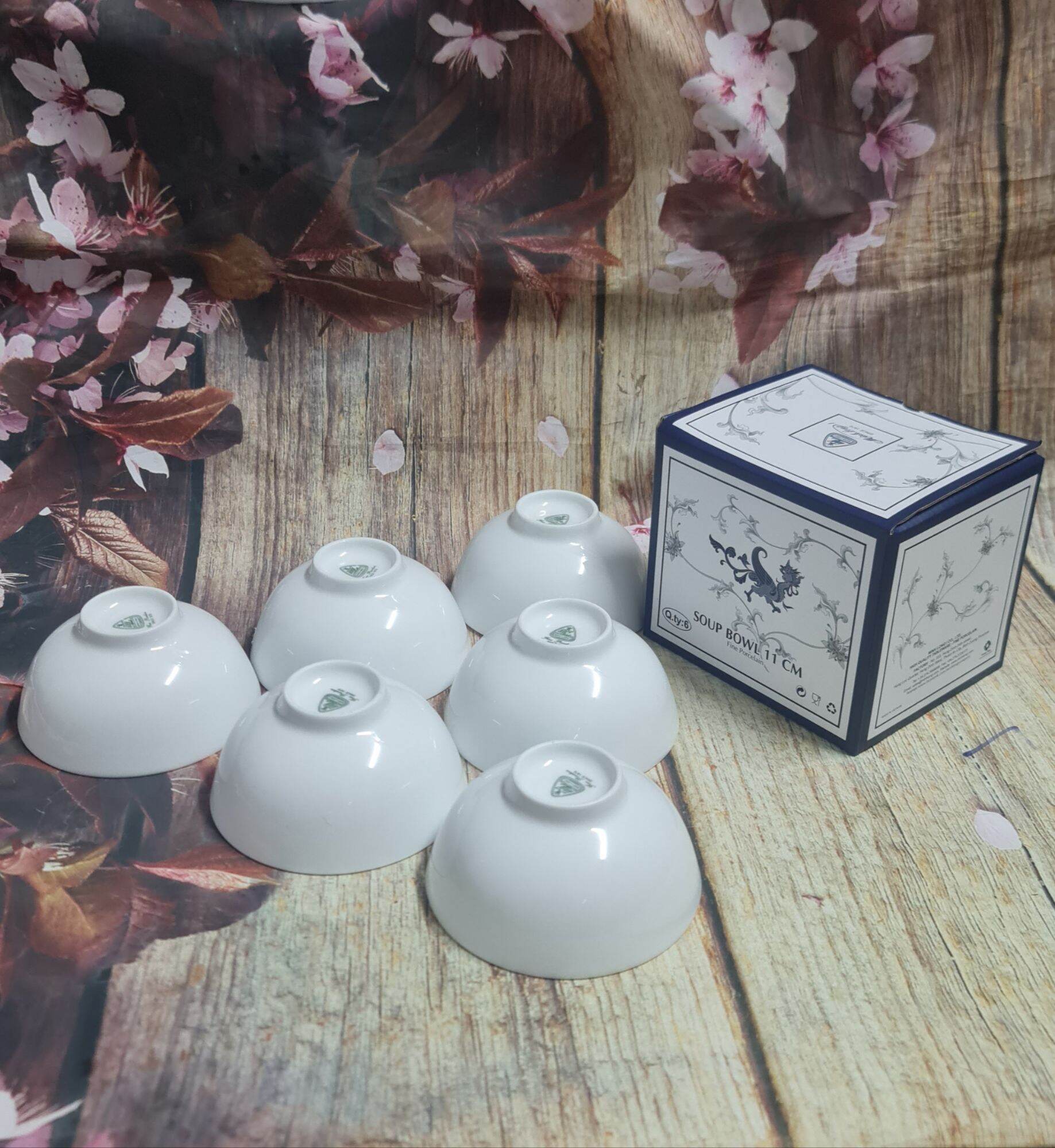 bộ 6 chén cơm 11.5cm sứ Minh Long - bộ 6 chén cơm sứ minh long