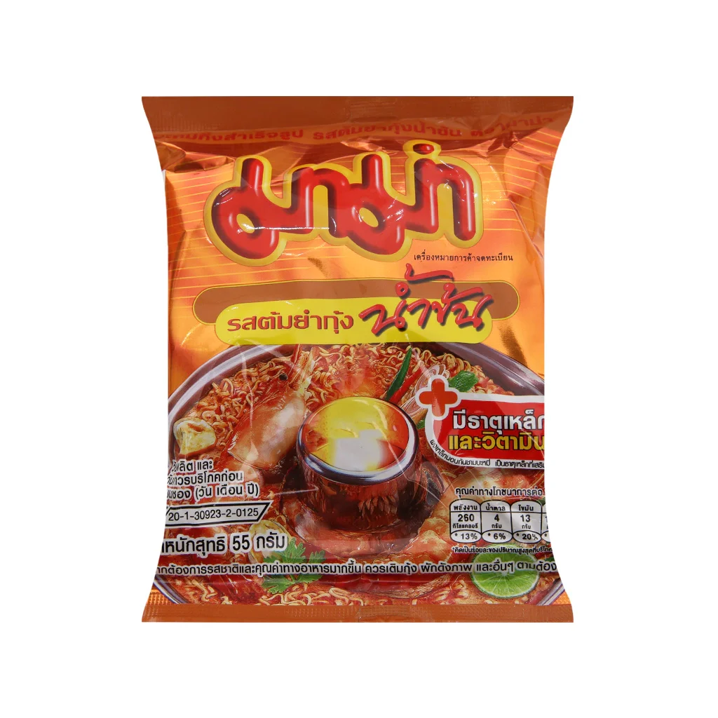 Mì thái MAMA tomjum sốt kem chua cay ( thùng 30g)